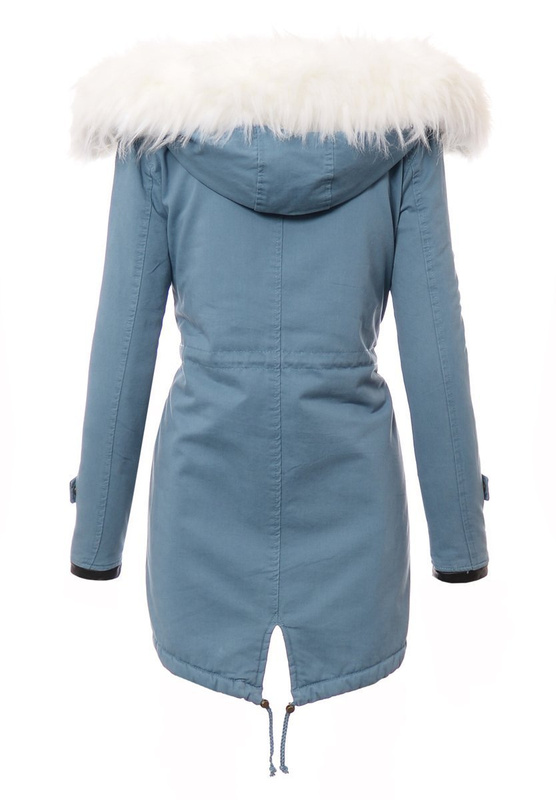 Parka Zimowa Niebieska