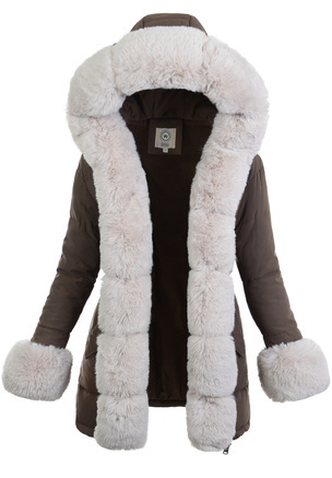Parka Zimowa Parka Amanda Brązowa