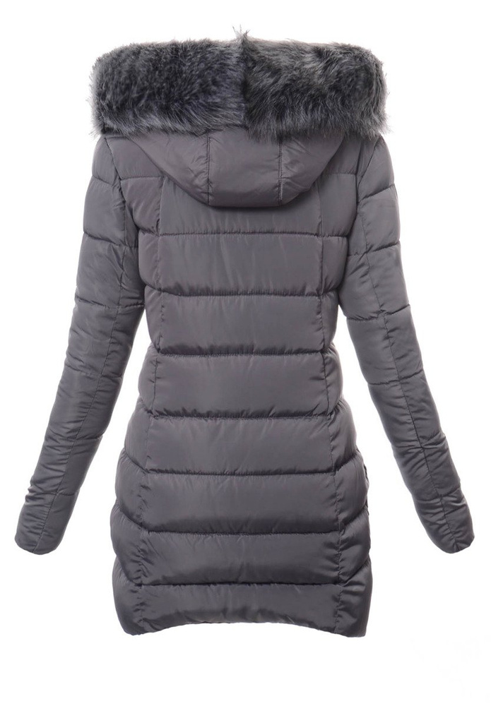 Damska Zimowa Kurtka Ortalionowa Paulina Szara