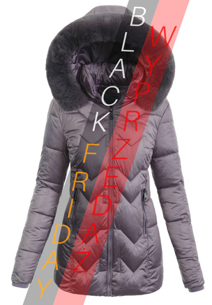 Damska Kurtka Zimowa Michalina Fioletowa