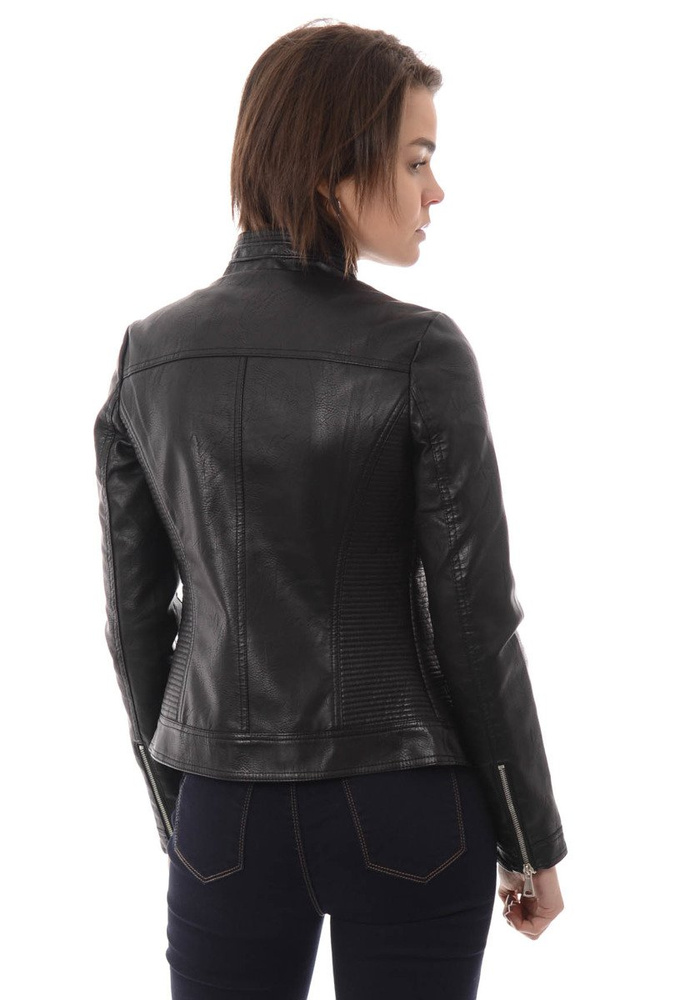 Damska Kurtka Ramoneska Rebeka Czarna