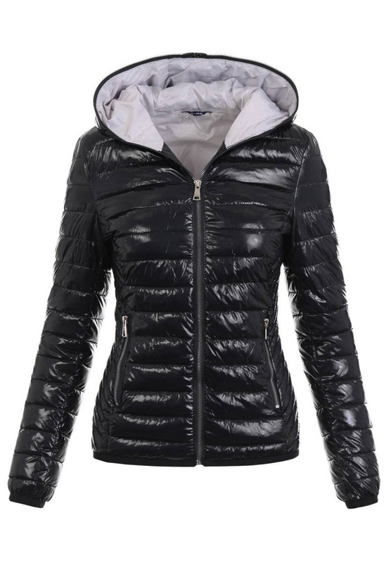 Damska Wiosenna Kurtka Emma Czarna