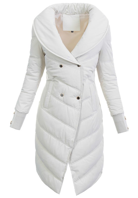 Damska Kurtka Zimowa Bronisława Ecru