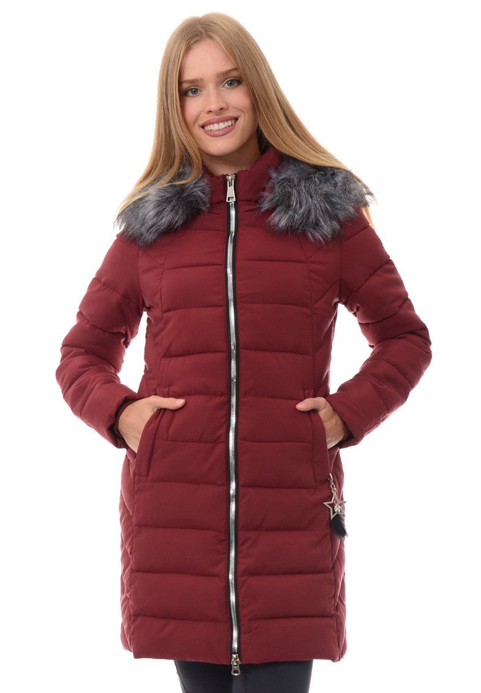 Damska Kurtka Ortalionowa Milena Bordowa
