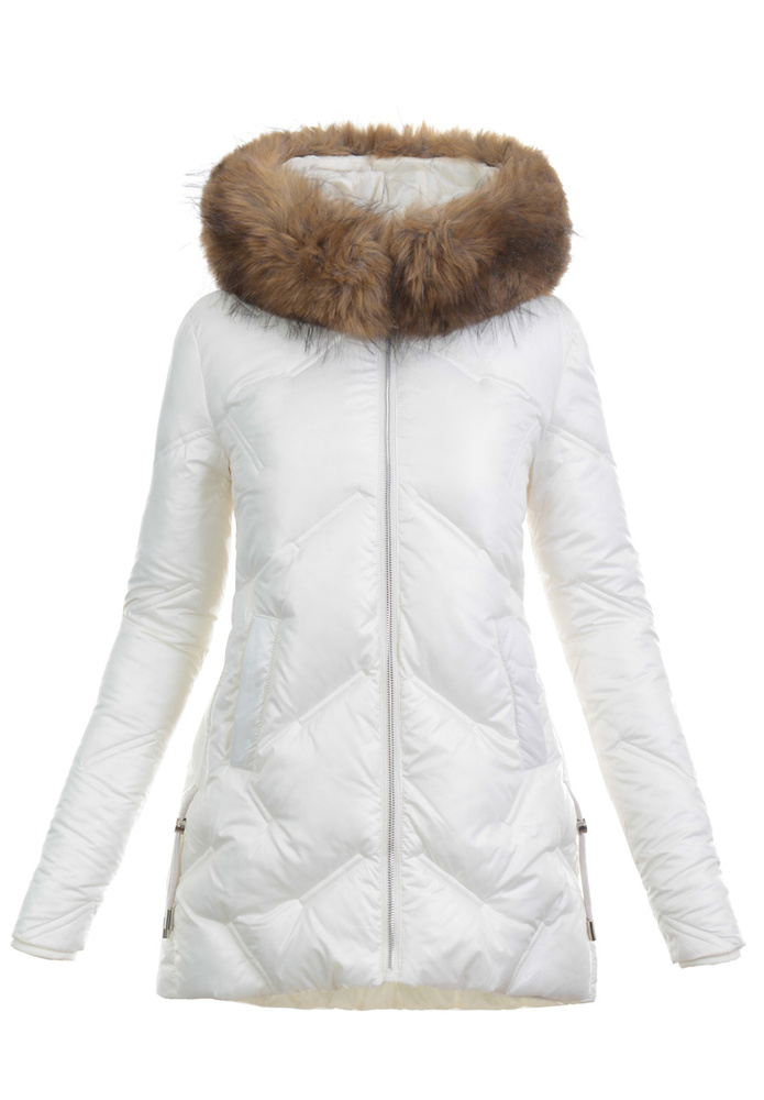 Damska Kurtka Zimowa Ofelia Ecru