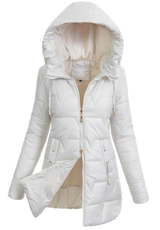 Damska Kurtka Zimowa Alina Ecru