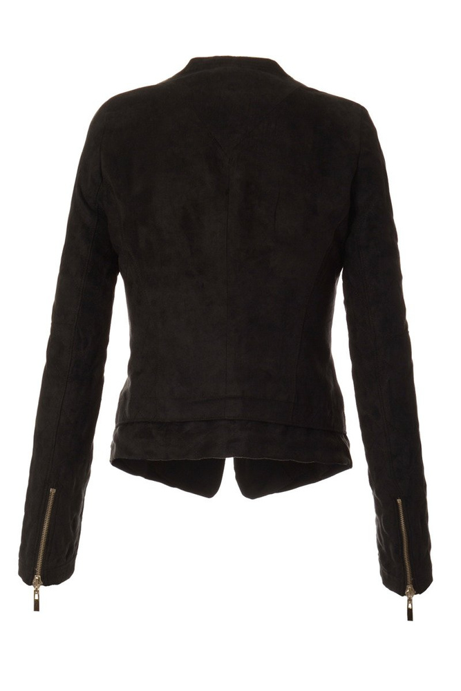 Ramoneska Martha Czarna z Zamszu