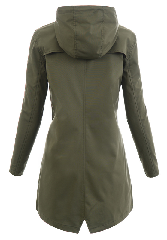 Damska Kurtka Przeciwdeszczowa Wiosenna Dorota Khaki