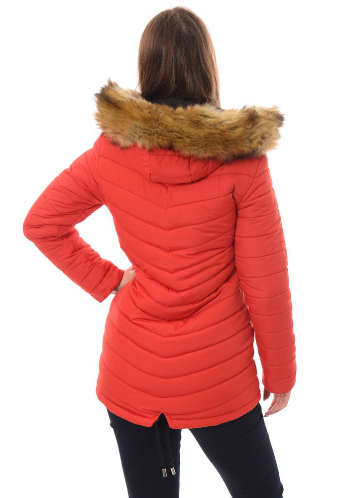 Damska Dwustronna Zimowa Kurtka Adriana Czarna