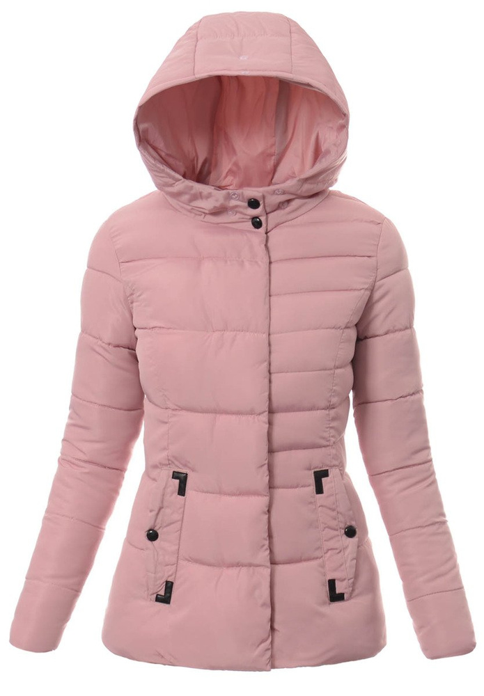 Damska Zimowa Kurtka Ortalionowa Różowa