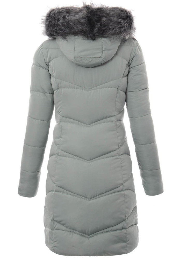 Damska Zimowa Kurtka Ortalionowa Klementyna Miętowa