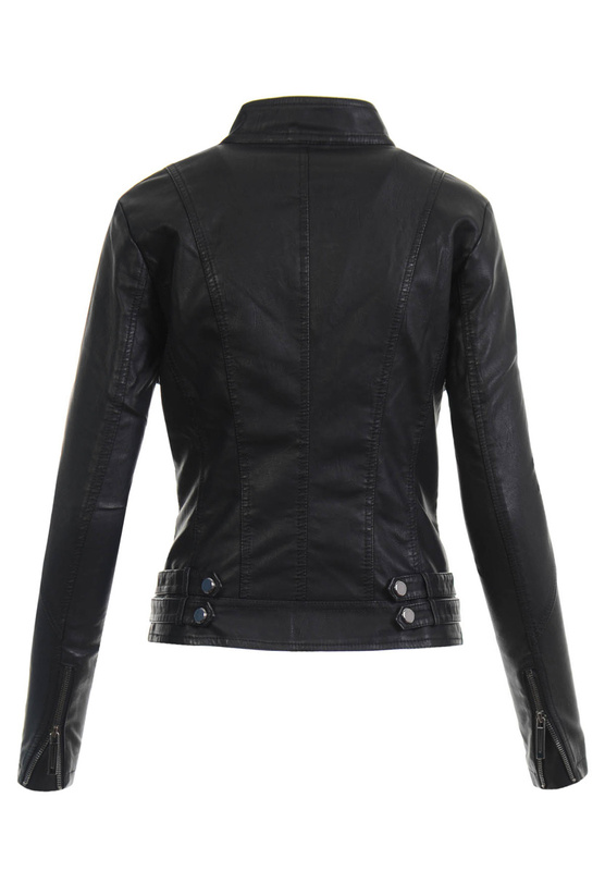 Damska Kurtka Ramoneska Kinga Czarna