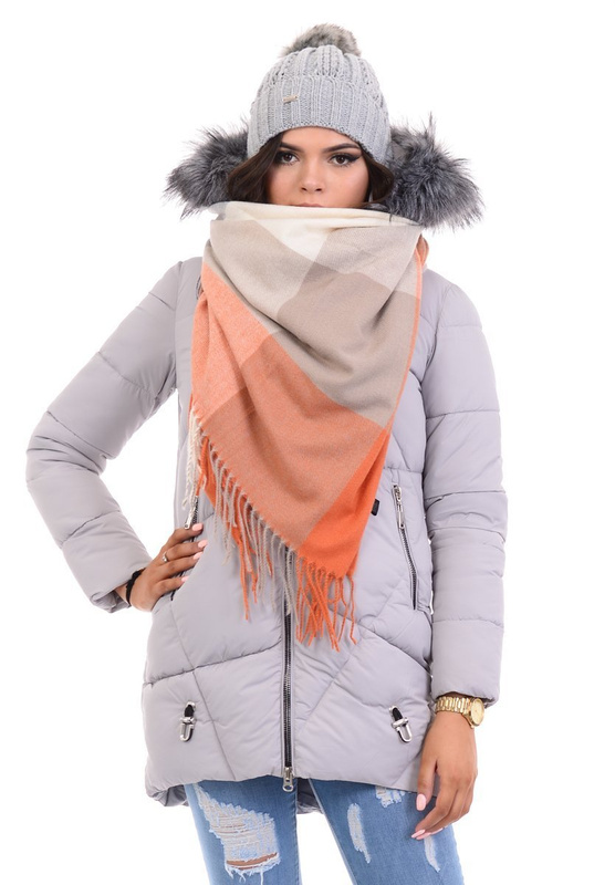 Chusta Damska Pomarańczowa