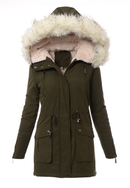 Parka Zimowa Zielona