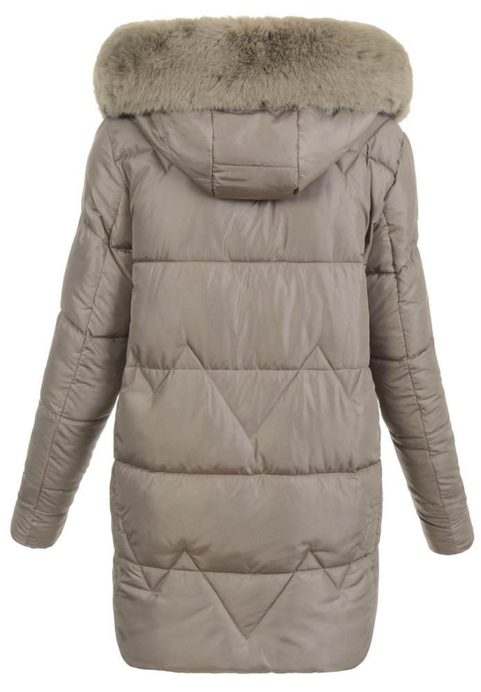 Damska Kurtka Zimowa Amira Beżowa
