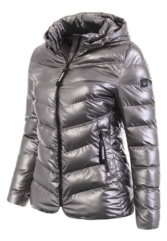 Damska Wiosenno - Jesienna Kurtka Sara Grafitowa