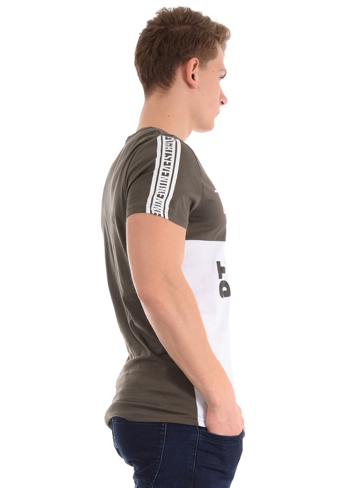 Męska Koszulka T-Shirt Nadruk Zielona