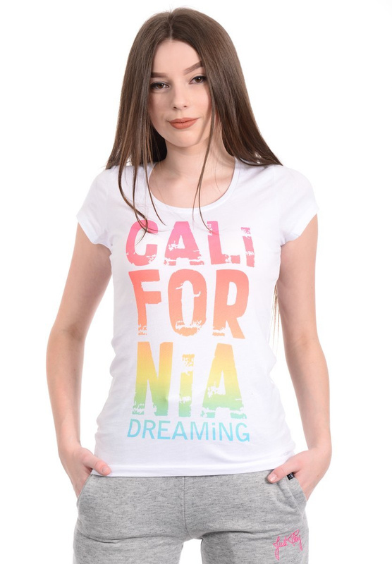 Damska Koszulka T-shirt Biała