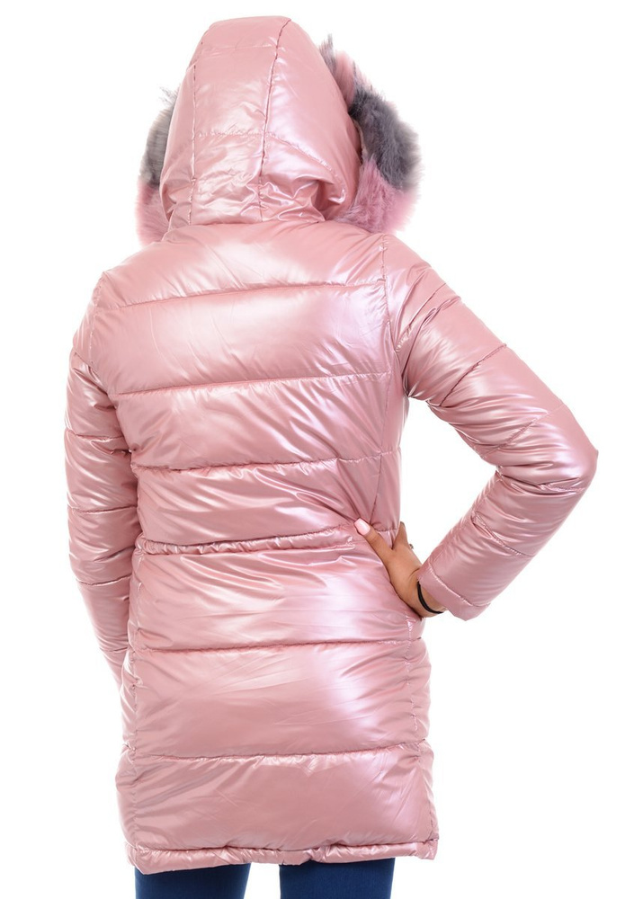 Damska Kurtka Ortalionowa Adelajda Różowa