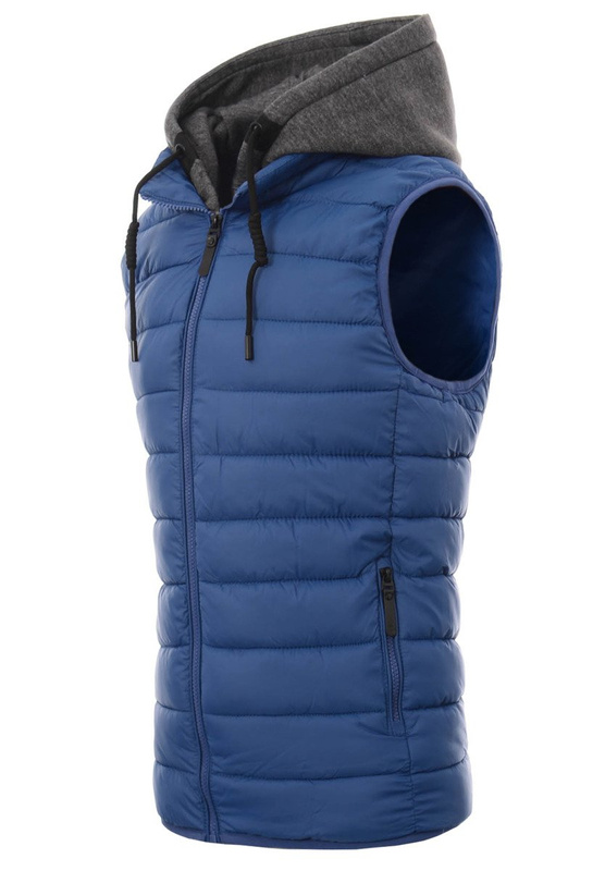 Męska Kamizelka Bezrękawnik Maciek Niebieski