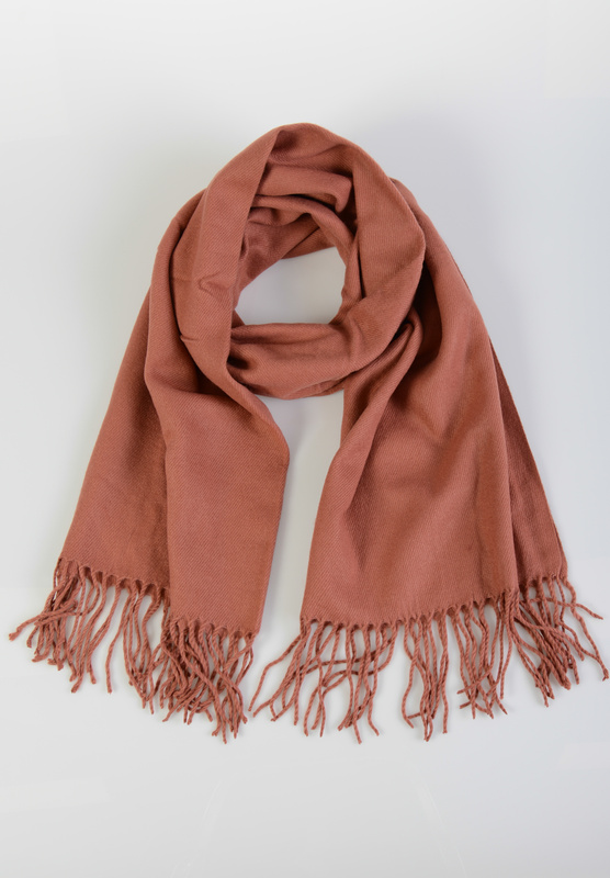 Szal Damski Pomarańczowy