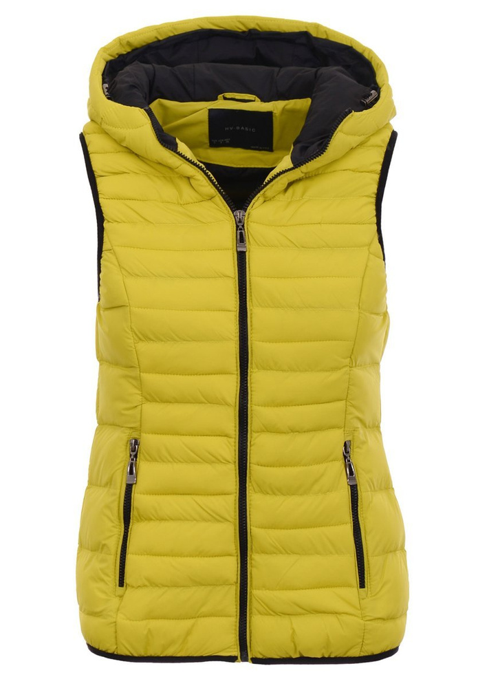 Damska Kamizelka Bezrękawnik Basia Żółta