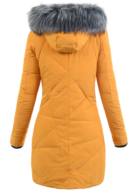 Damska Kurtka Ortalionowa Mira Camel