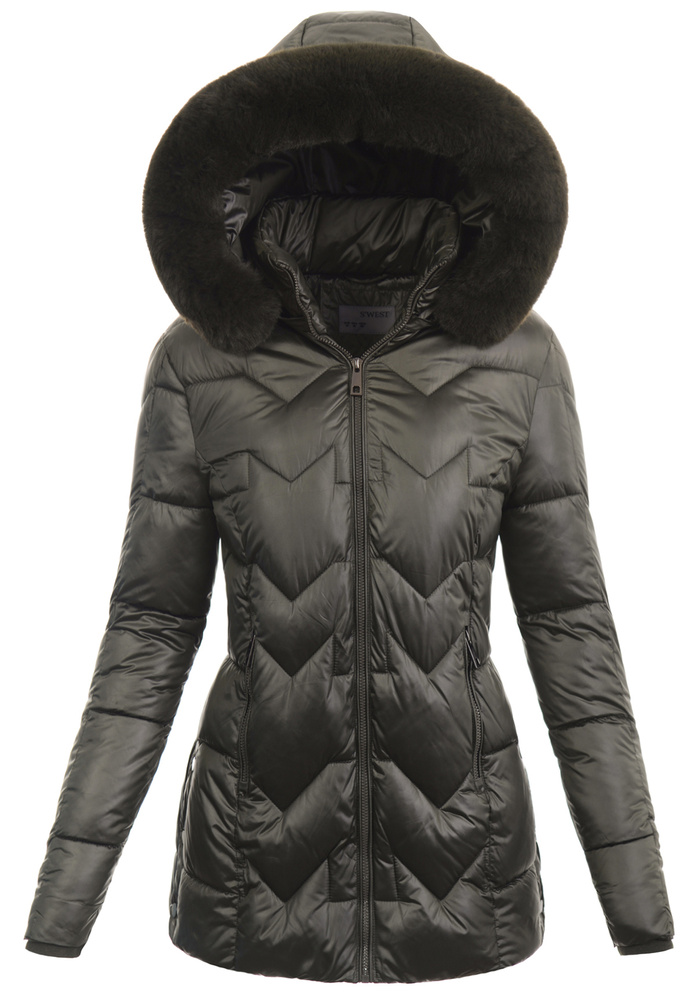 Damska Kurtka Zimowa Michalina Zielona