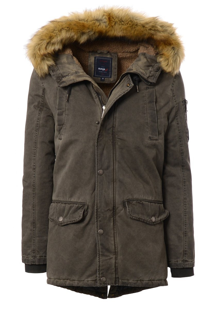 Męska Kurtka Parka Paweł Khaki