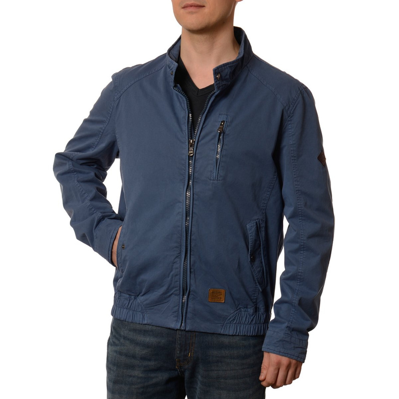 Męska Kurtka Wiosenna - Jesienna Carlos Niebieska