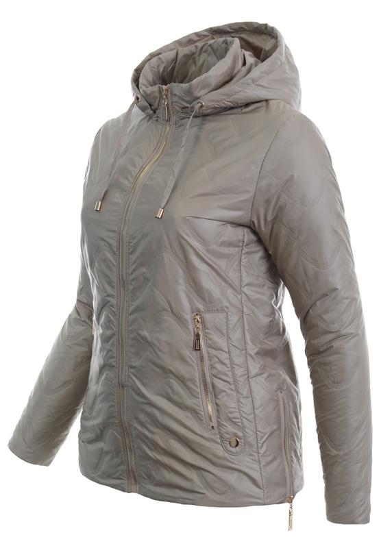 Damska Kurtka Przejściowa Wiosenna Pelagia Cappuccino