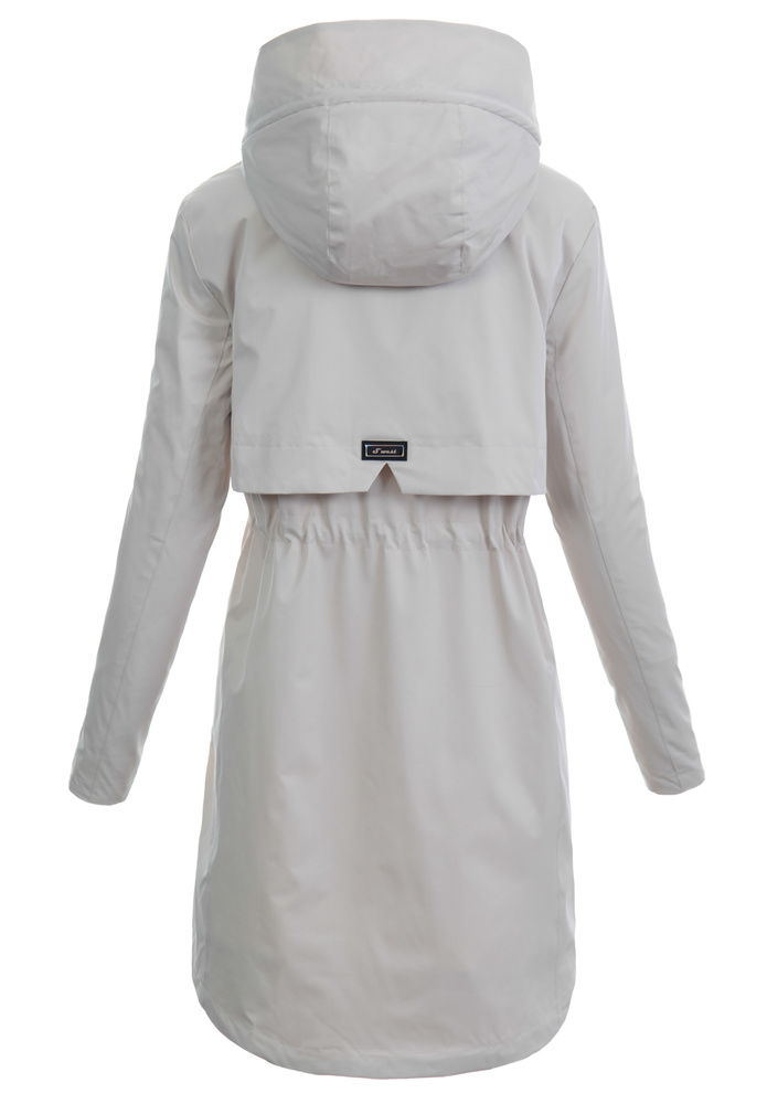 Damska Wiosenna Kurtka Płaszcz Parka Oksana Ecru