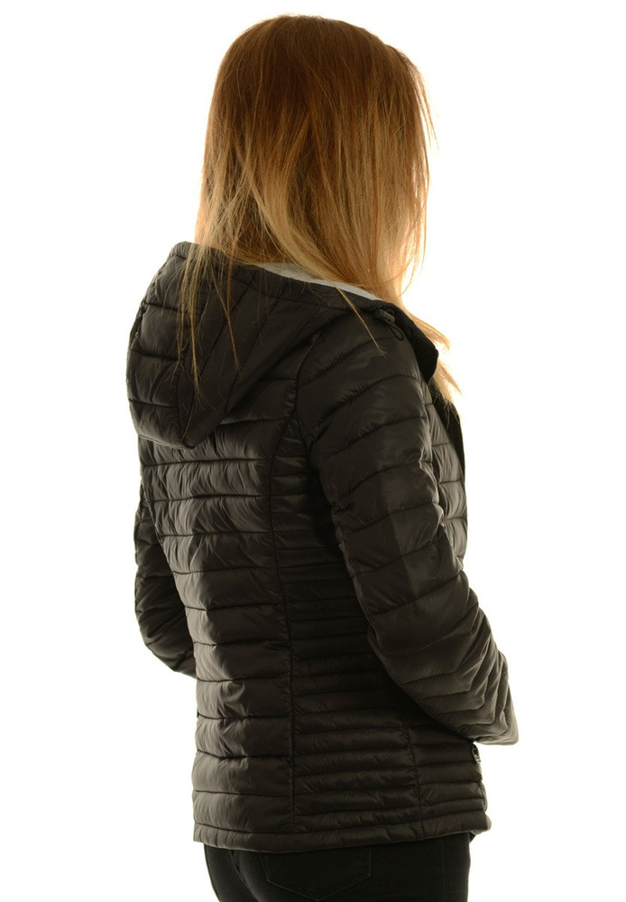 Damska Jesienna Wiosenna Kurtka Ortalionowa Czarna