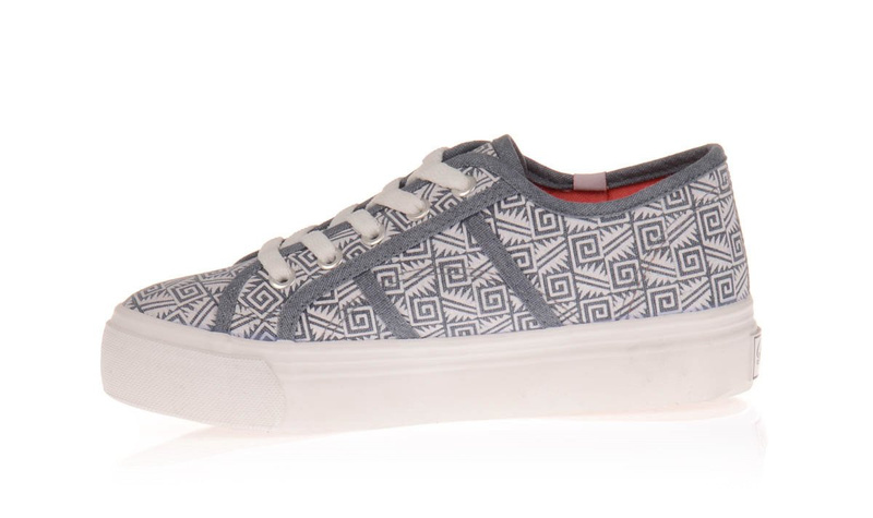 Trampki Tenisówki Creepersy Kylie Szare