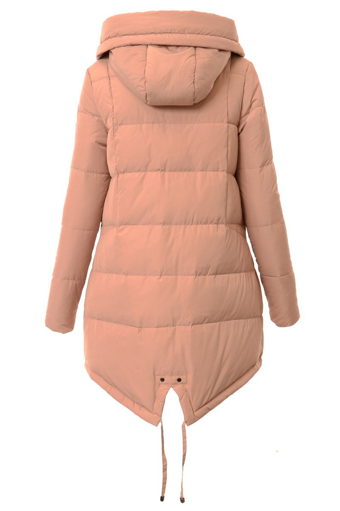 Puchowa Damska Kurtka Zimowa Molly Łososiowa