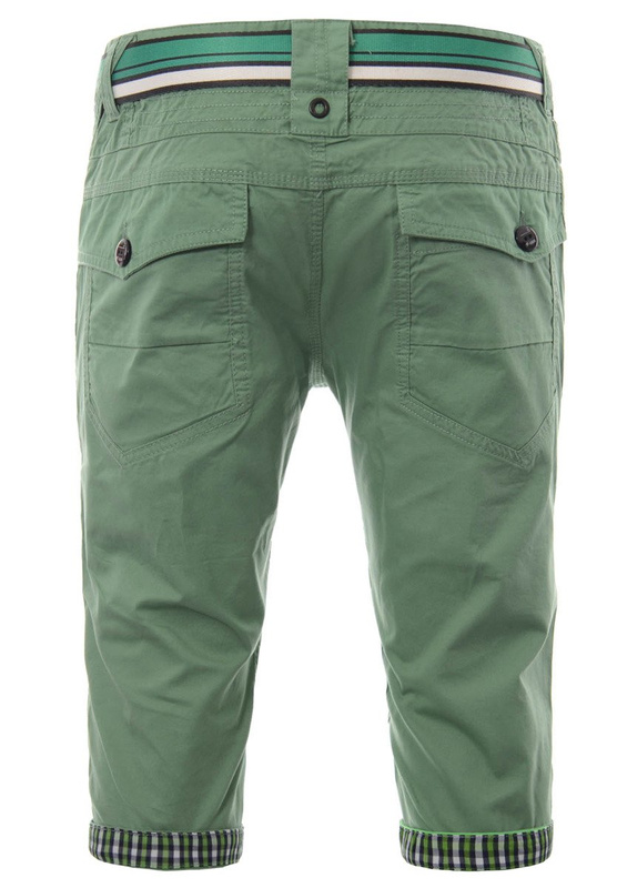 Męskie Shorty Spodenki Krótkie Zielone
