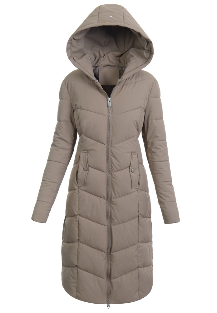 Damska Kurtka Zimowa Hana Brązowa