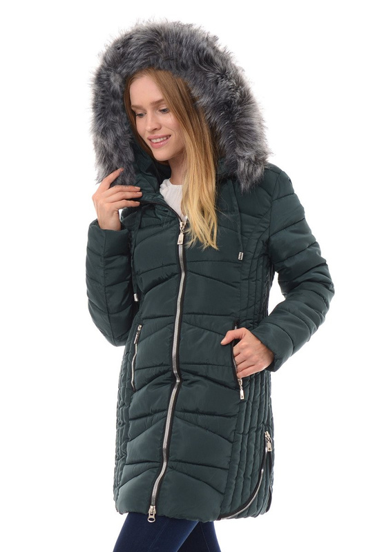 Damska Kurtka Ortalionowa Zielona