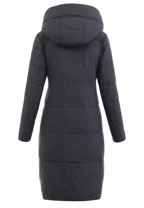 Damska Kurtka Ortalionowa Długa Margaret Czarna