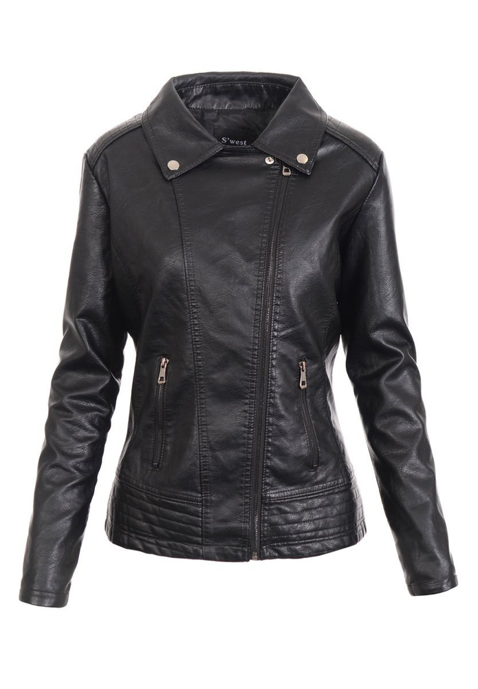 Damska Kurtka Ramoneska Nadia Czarna