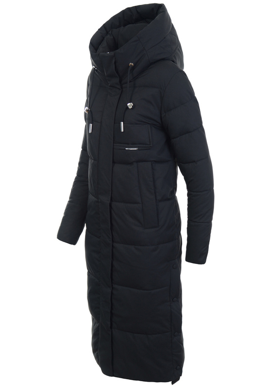 Damska Kurtka Ortalionowa Długa Lucyna Czarna