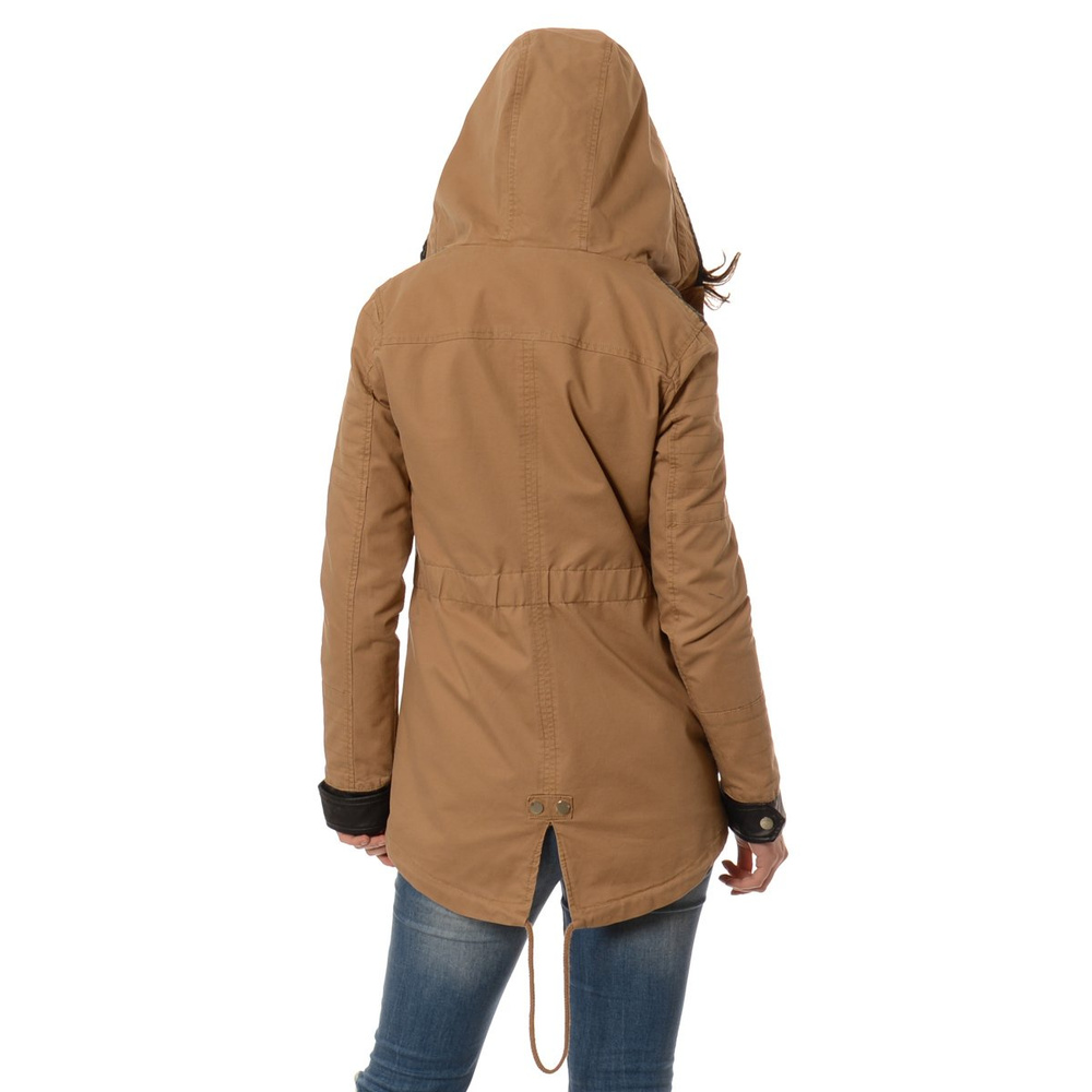 Damska Kurtka Parka Przejściowa Juliette Beżowa