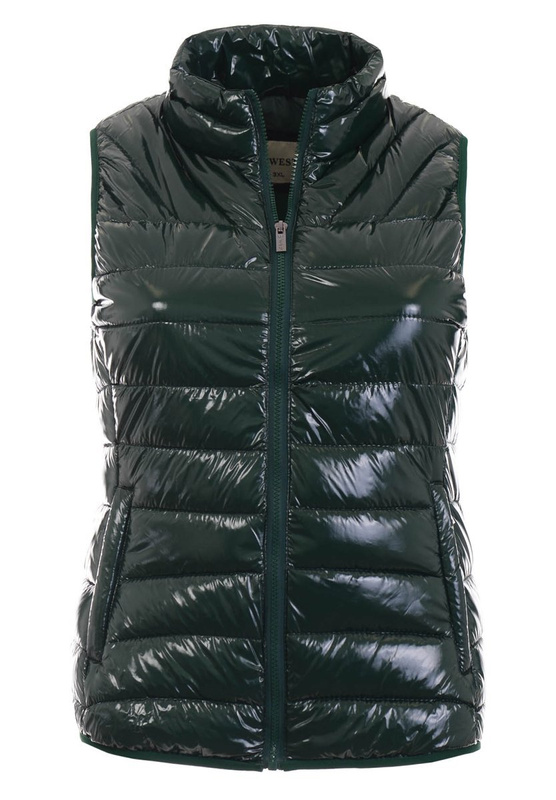 Damska Kamizelka Bezrękawnik Beata Zielona