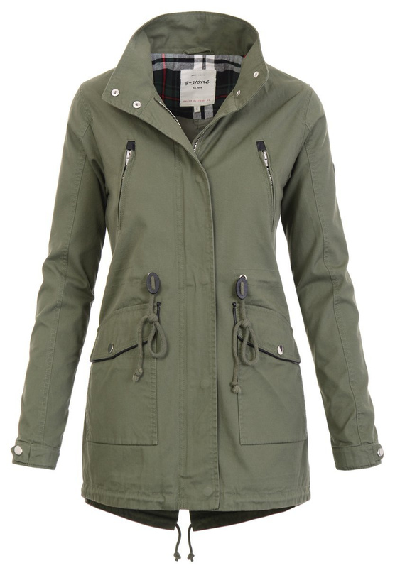Kurtka Parka Wiosenna Liza Zielona