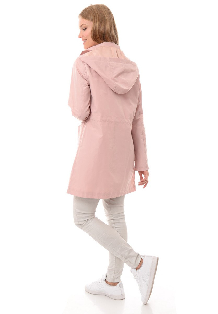 Damska Parka Wiosenna Malwina Różowa