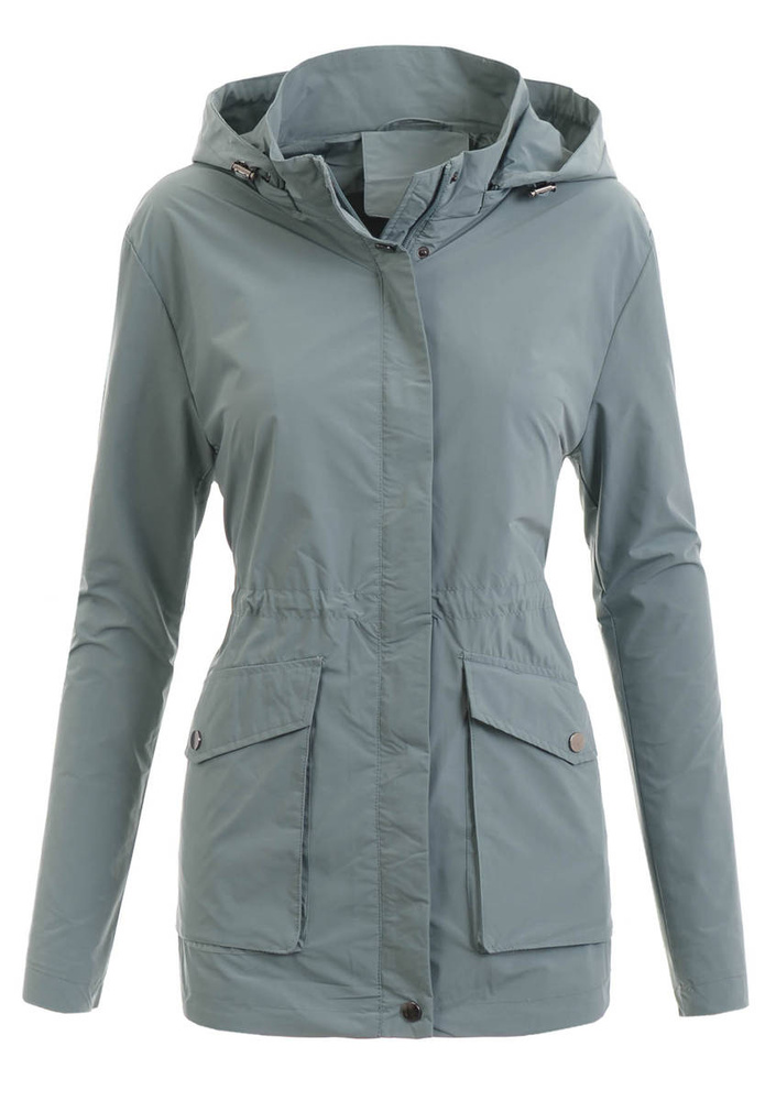 Damska Kurtka Parka Wiosenna Alice Pistacjowa