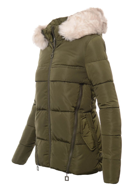 Damska Zimowa Kurtka Zielona