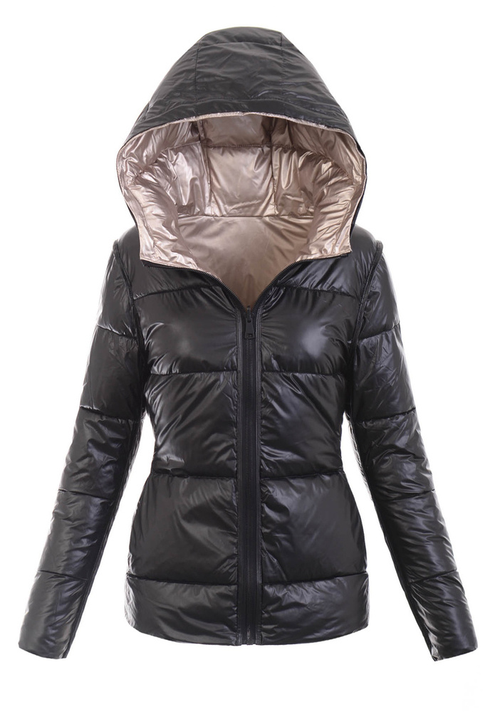 Damska Kurtka Zimowa Amelia Złota