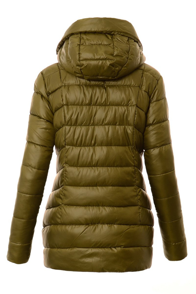 Damska Zimowa Ortalionowa Kurtka Candy Zielona