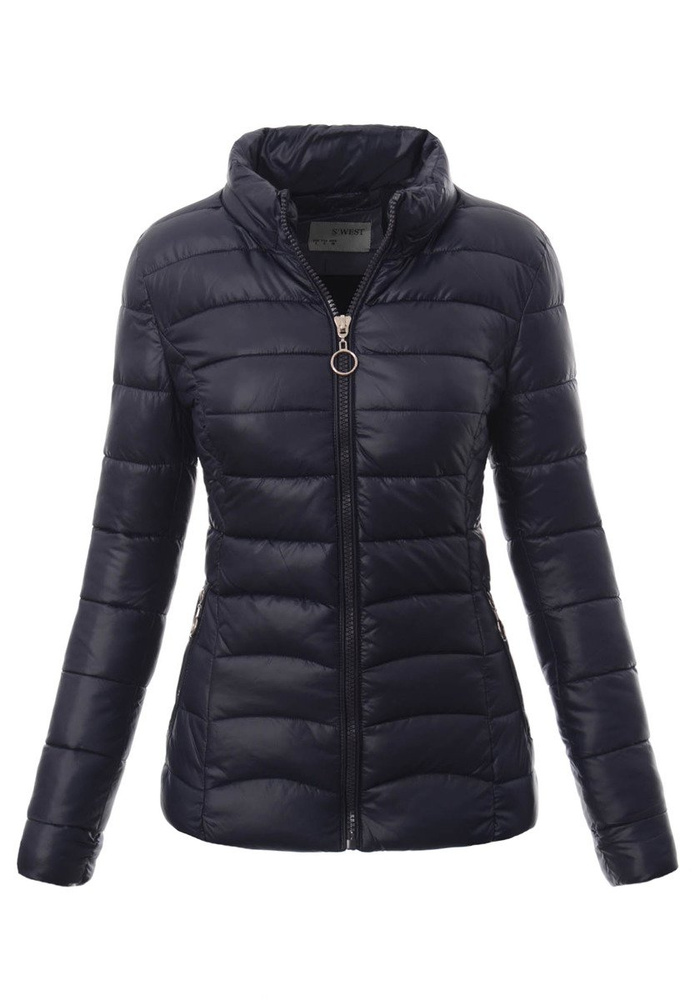 Damska Zimowa Kurtka Ortalionowa Daria Granatowa